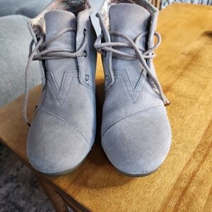 Toms Wedge Ankle Booties